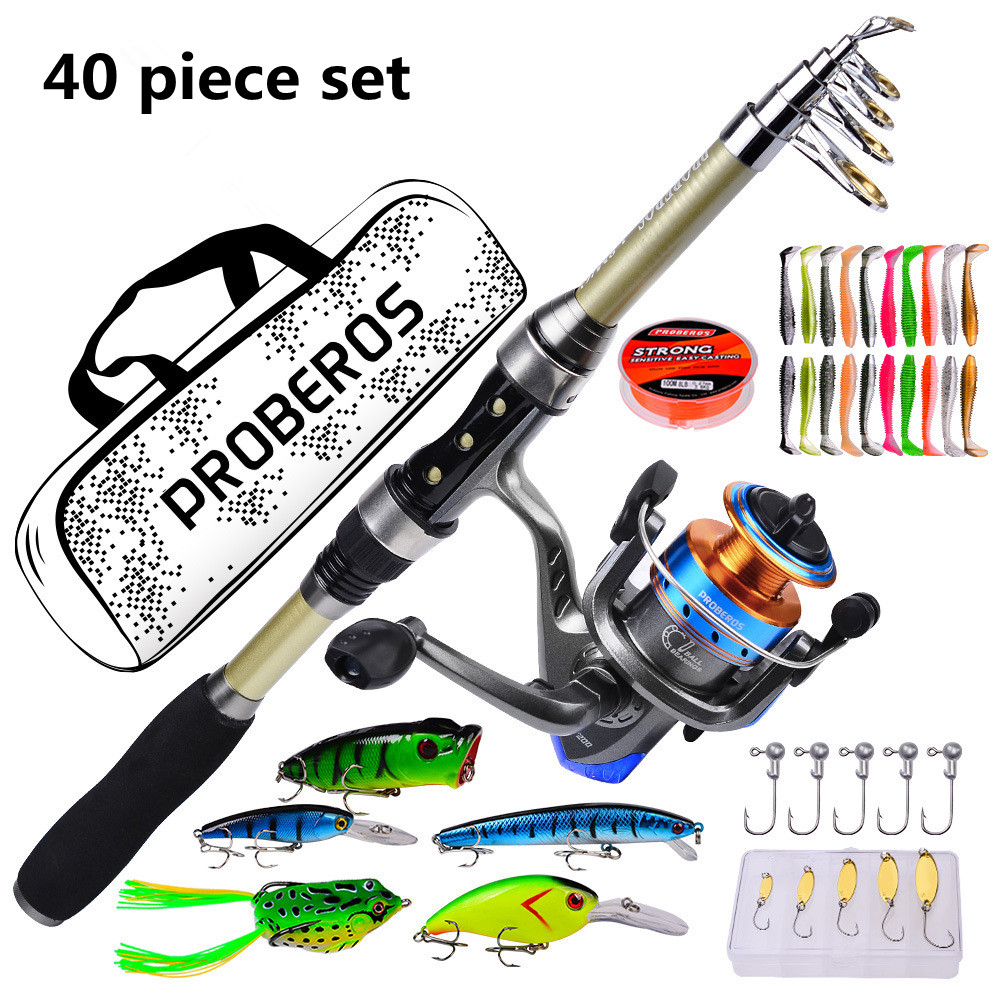 Fishing Rod Fly - Набор из 40 новых морских удочек,