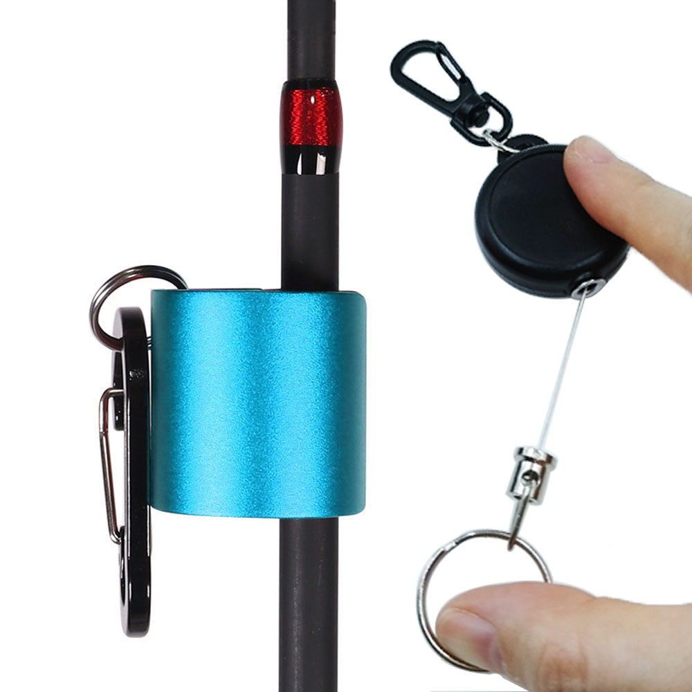 Fishing Rod Fly - Носимый держатель для удочки с ретрактором