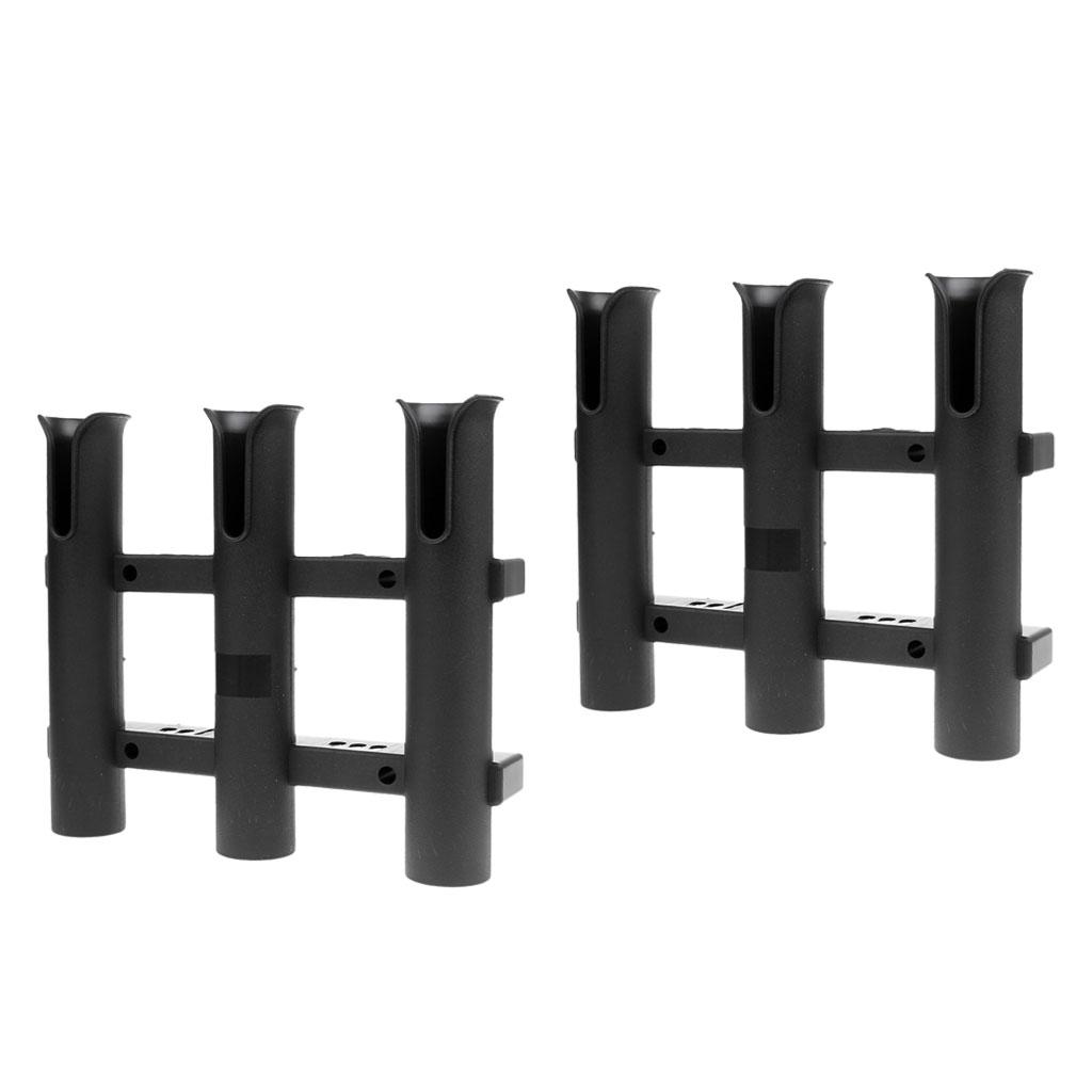 Fishing Rod Rack - Черная подставка для удочек из полипропилена