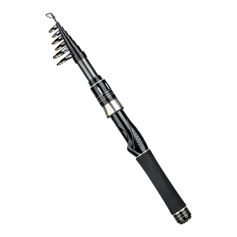 Fishing Rod Travel - Ультралегкая телескопическая карбоновая удочка с керамическими