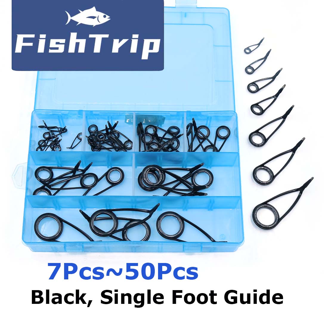 Fishing Rod Guide Replacement - Ремкомплект направляющей удочки, более высокая одиночная