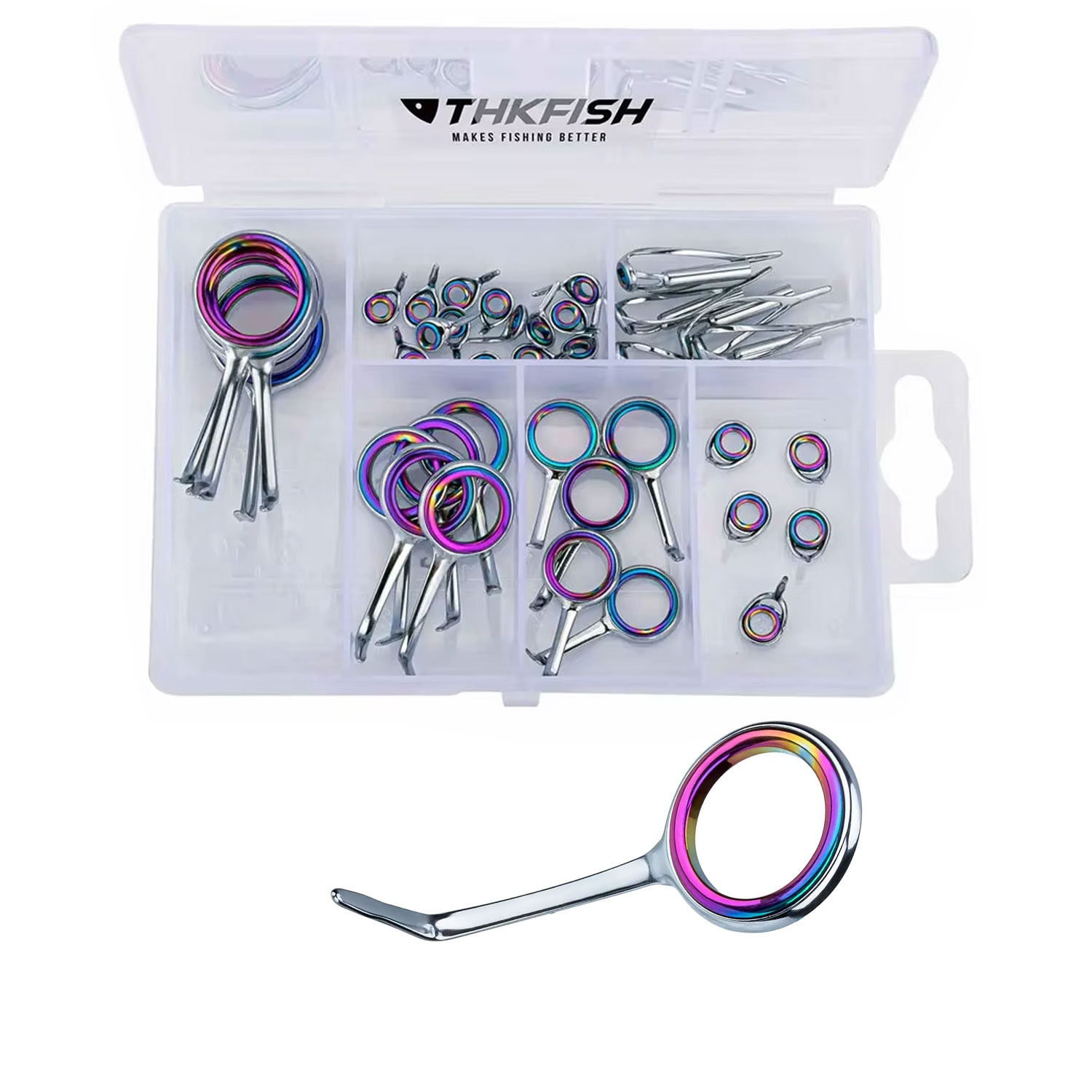 Fishing Rod Building Kit - Набор колец для удочек из нержавеющей
