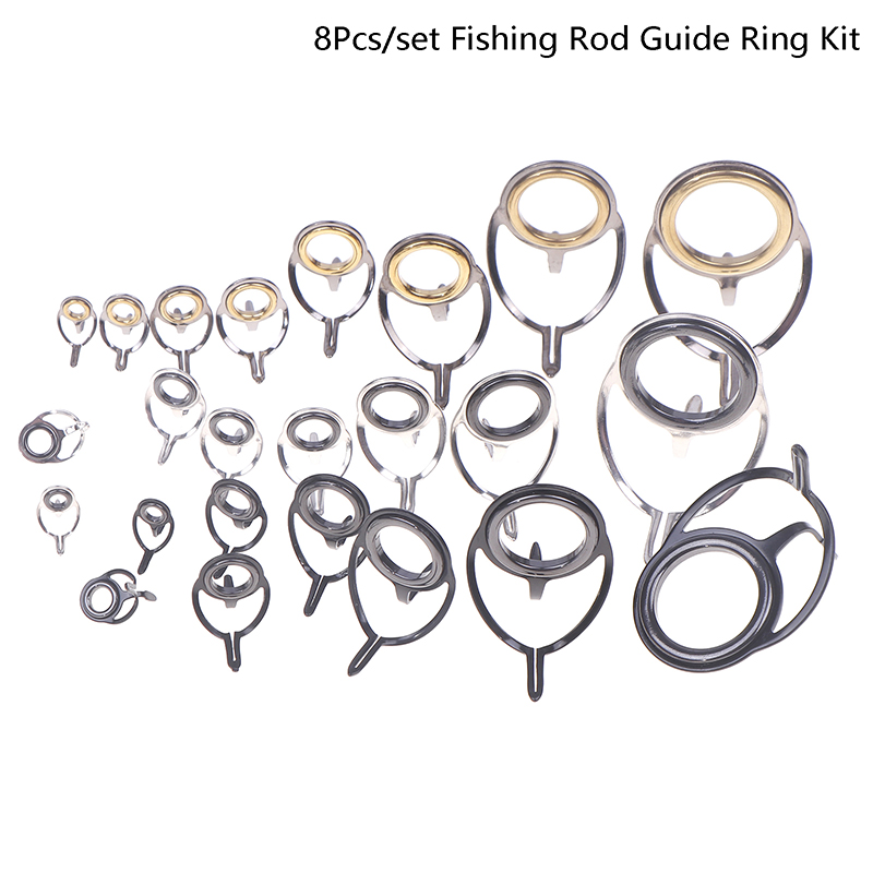8 шт., набор для ремонта рыбол – обзор и цена Fishing Rod Guide Replacement