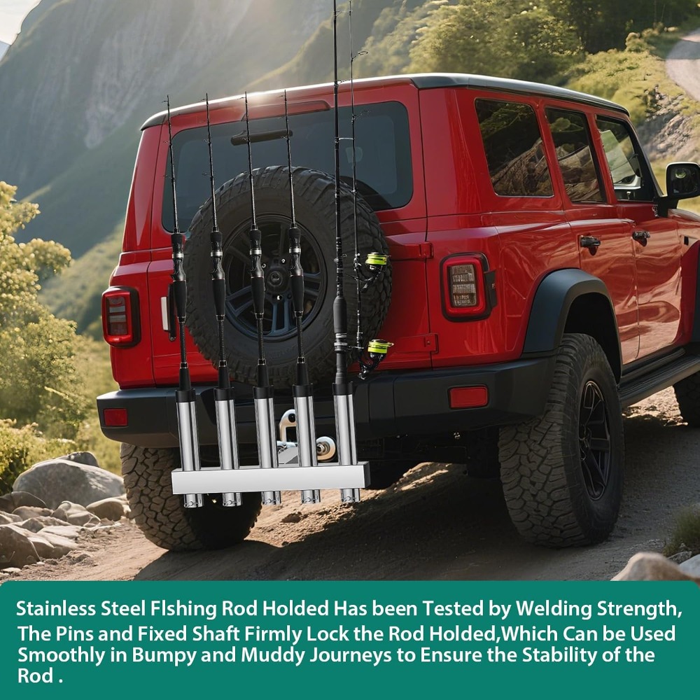 Держатель для удочек на фаркоп – обзор и цена Fishing Rod Rack