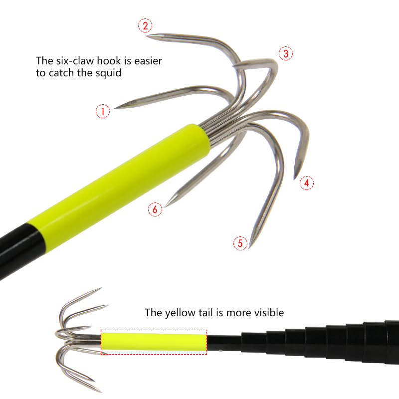 4/3 м телескопический якорный  – обзор и цена Fishing Rod Telescopic