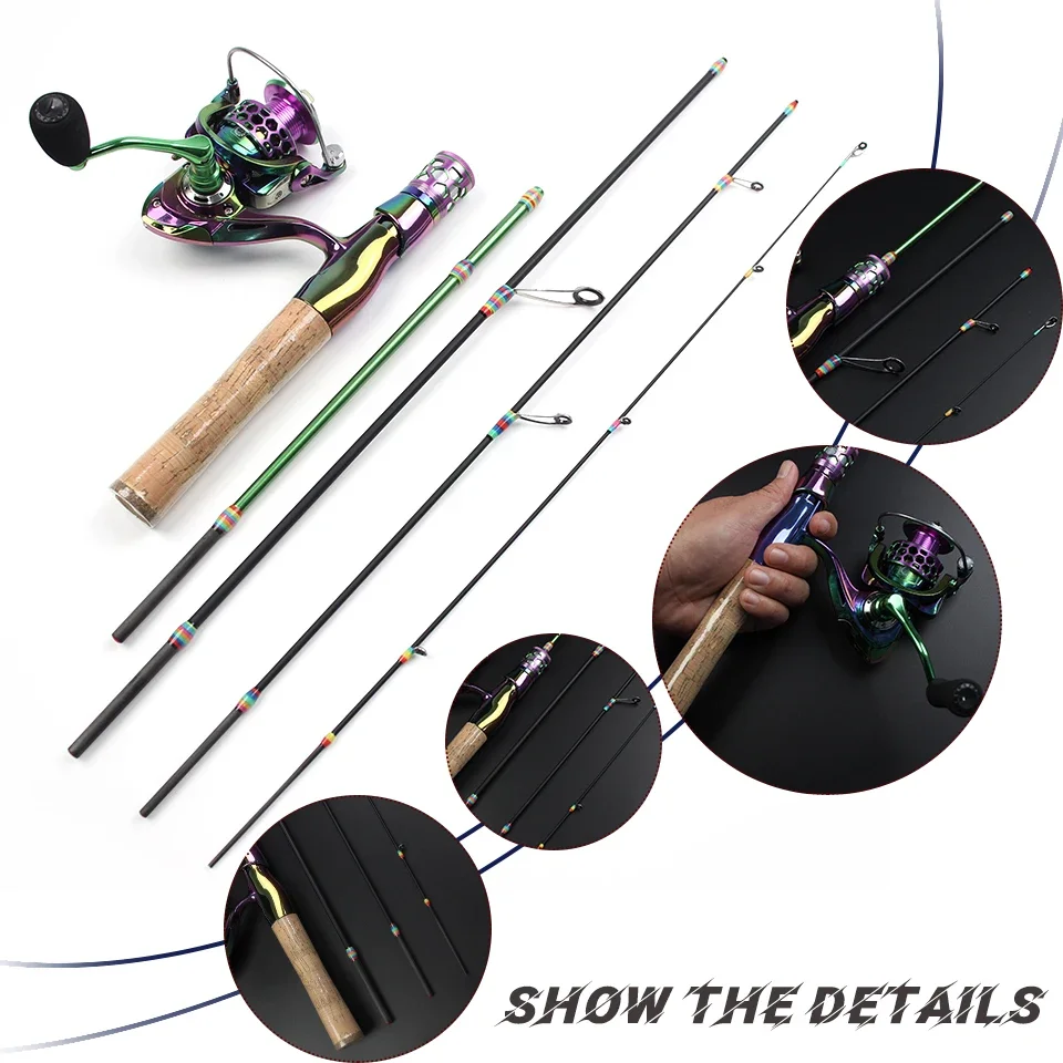 Четырехсекционная удочка из уг – обзор и цена Fishing Rod Carbon Fiber